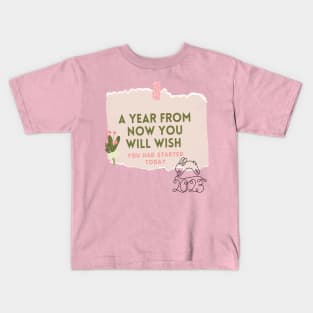 January 2023. Motivational saying. Kids T-Shirt